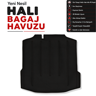 Skoda Rapid Halı Bagaj Havuzu (2013 - 2019 Arası)