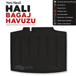 Skoda Rapid Spaceback Halı Bagaj Havuzu (2013 - 2019 Arası)