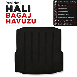 Skoda Octavia 3 Halı Bagaj Havuzu (2013 - 2020 Arası)