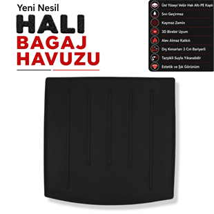 Skoda Kodiaq Halı Bagaj Havuzu (5 Kişilik) (2016 - 2024 Arası)