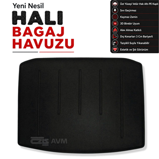 Skoda Karoq Halı Bagaj Havuzu (2017 ve Sonrası)