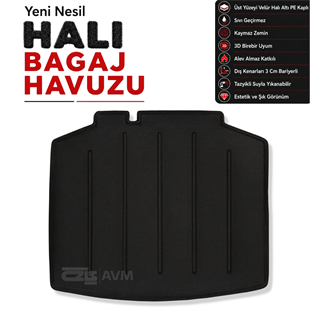 Skoda Scala Halı Bagaj Havuzu (2020 Sonrası)