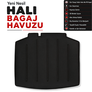 Skoda Scala Halı Bagaj Havuzu (2020 Sonrası)