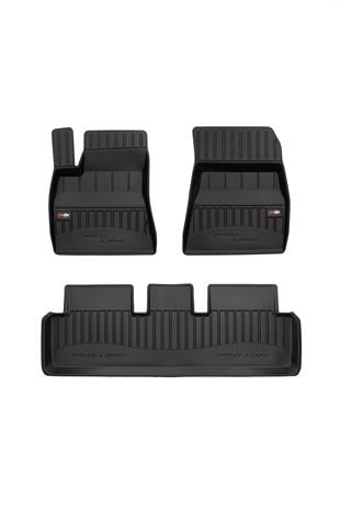 Tesla Model 3 Sedan, ısı pompalı versiyon hariç 2017+ Sonrası Uyumulu Havuzlu Paspas