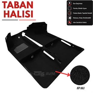Fiat Uno Taban Halısı Siyah (1983 - 1995 Arası)