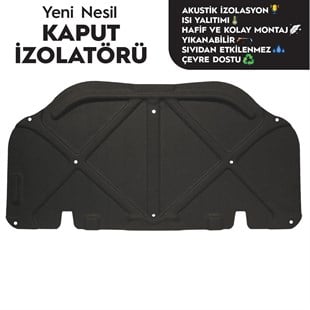 Toyota Corolla E120 ve E130 Kaput Altı İzolatörü (2002 - 2006 Arası)
