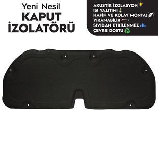 Toyota Corolla E170 Kaput İzolatörü (2014-2019 Arası)