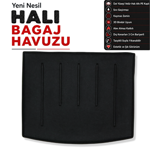 Toyota Auris Halı Bagaj Havuzu (2013 - 2018 Arası)