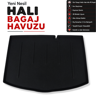Toyota Yaris Halı Bagaj Havuzu (2012 - 2017 Arası)