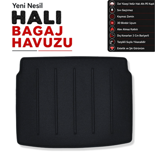 Toyota Yaris Cross (Üst Raf ) Halı Bagaj Havuzu (2022 Sonrası)