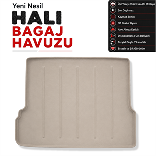Toyota Land Cruiser Prado Halı Bagaj Havuzu (2014 - 2024 Arası)