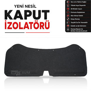 Toyota Auris E180 Kaput İzolatörü (2013 - 2018 Arası)