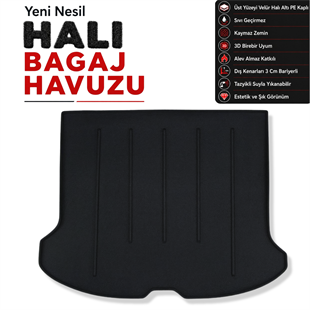 Volvo XC60 Halı Bagaj Havuzu (2008 - 2017 Arası)