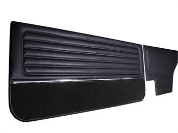 VW GOLF 1 COUPE KAPI İÇ PAN HALI+NİKEL 4 PRÇ SİYAH