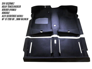 VW GOLF 1 TABAN HALISI ÖN + ARKA 2 PARÇA