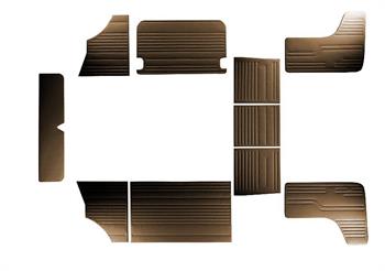 VW TRANS. T2 70-79 KOMBİ İÇ YAN PNL. 10 PRÇ KAHVE