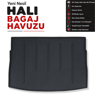 Volkswagen Golf 7 Üst Raf Halı Bagaj Havuzu (2013 - 2021 Arası)