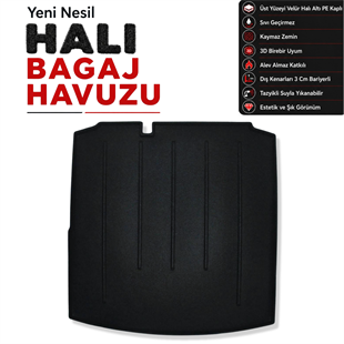 Volkswagen Jetta Comfortline Halı Bagaj Havuzu (2011 - 2020 Arası)