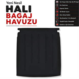 Volkswagen Passat Sedan B7 Halı Bagaj Havuzu (2010 - 2014 Arası)