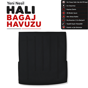 Volkswagen Passat Variant B7 Halı Bagaj Havuzu (2010 - 2014 Arası)