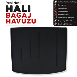 Volkswagen Touareg Halı Bagaj Havuzu (2010 - 2018 Arası)