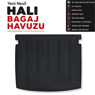 Volkswagen Cross Caddy Halı Bagaj Havuzu (2008 - 2020 Arası)