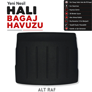 Volkswagen Tiguan (Stepneli) Halı Bagaj Havuzu (2016 Sonrası)