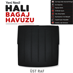 Volkswagen Tayron Alt Raf Halı Bagaj Havuzu (2025 Sonrası)
