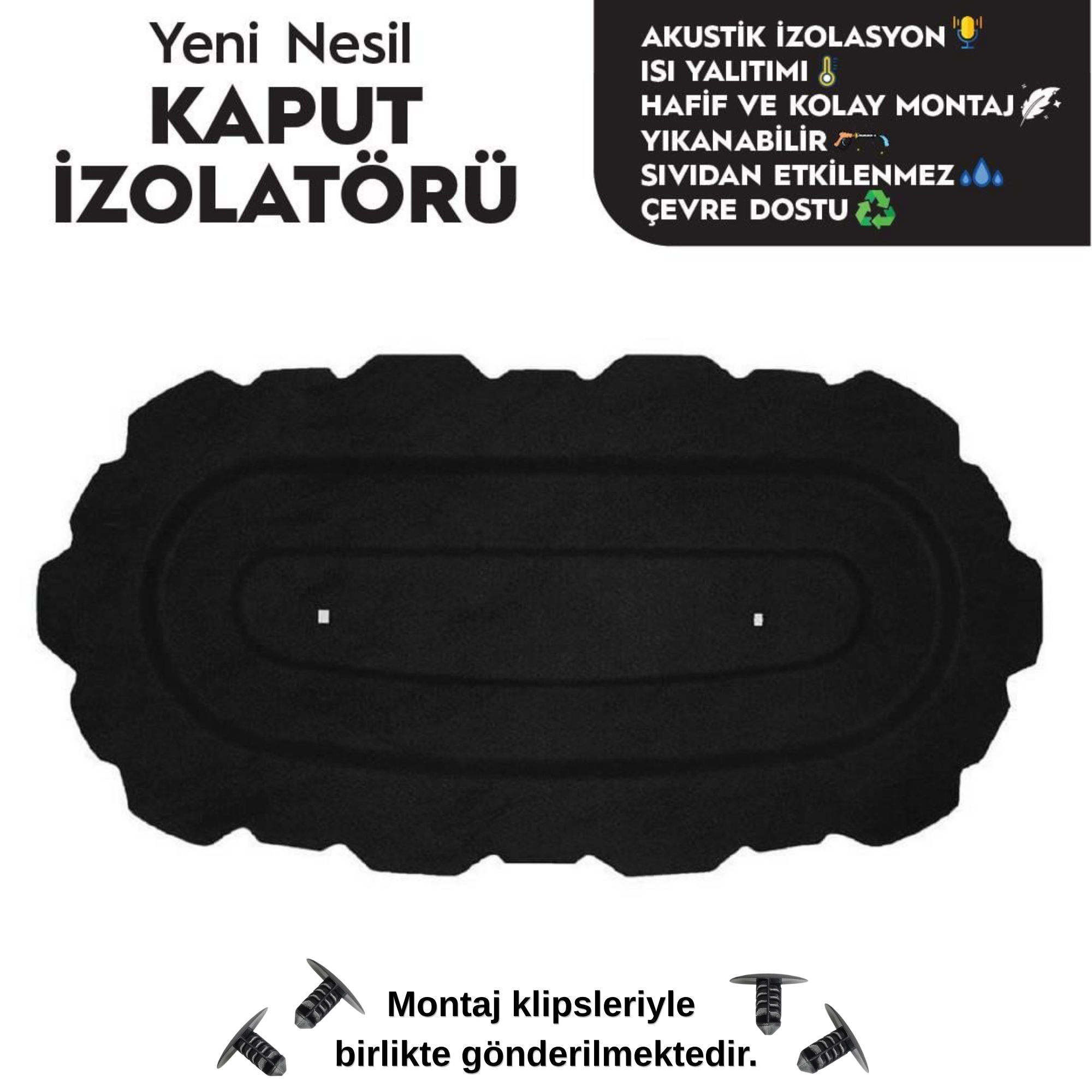 Cupra Leon Kaput İzolatörü (2021 Sonrası)