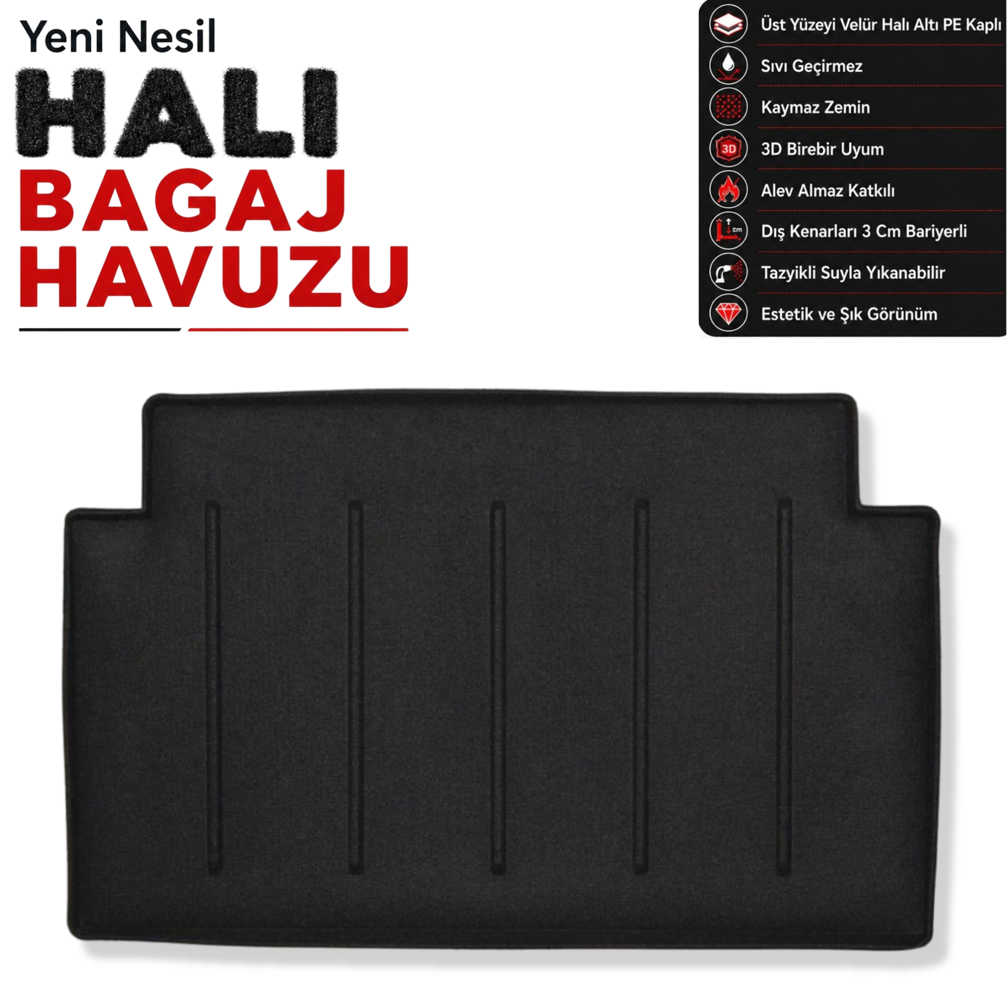 Fiat Doblo Halı Bagaj Havuzu (2023 Sonrası)