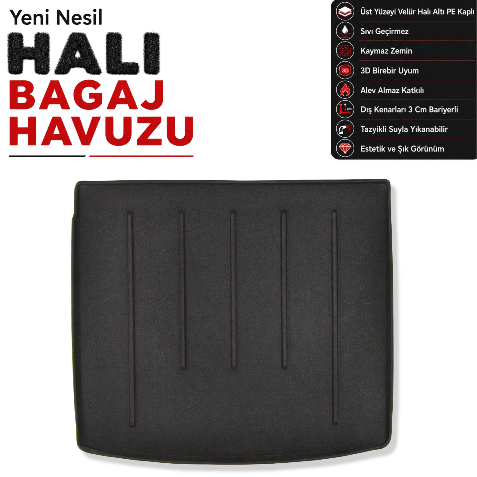 Hyundai İoniq Halı Bagaj Havuzu (2017 Sonrası)