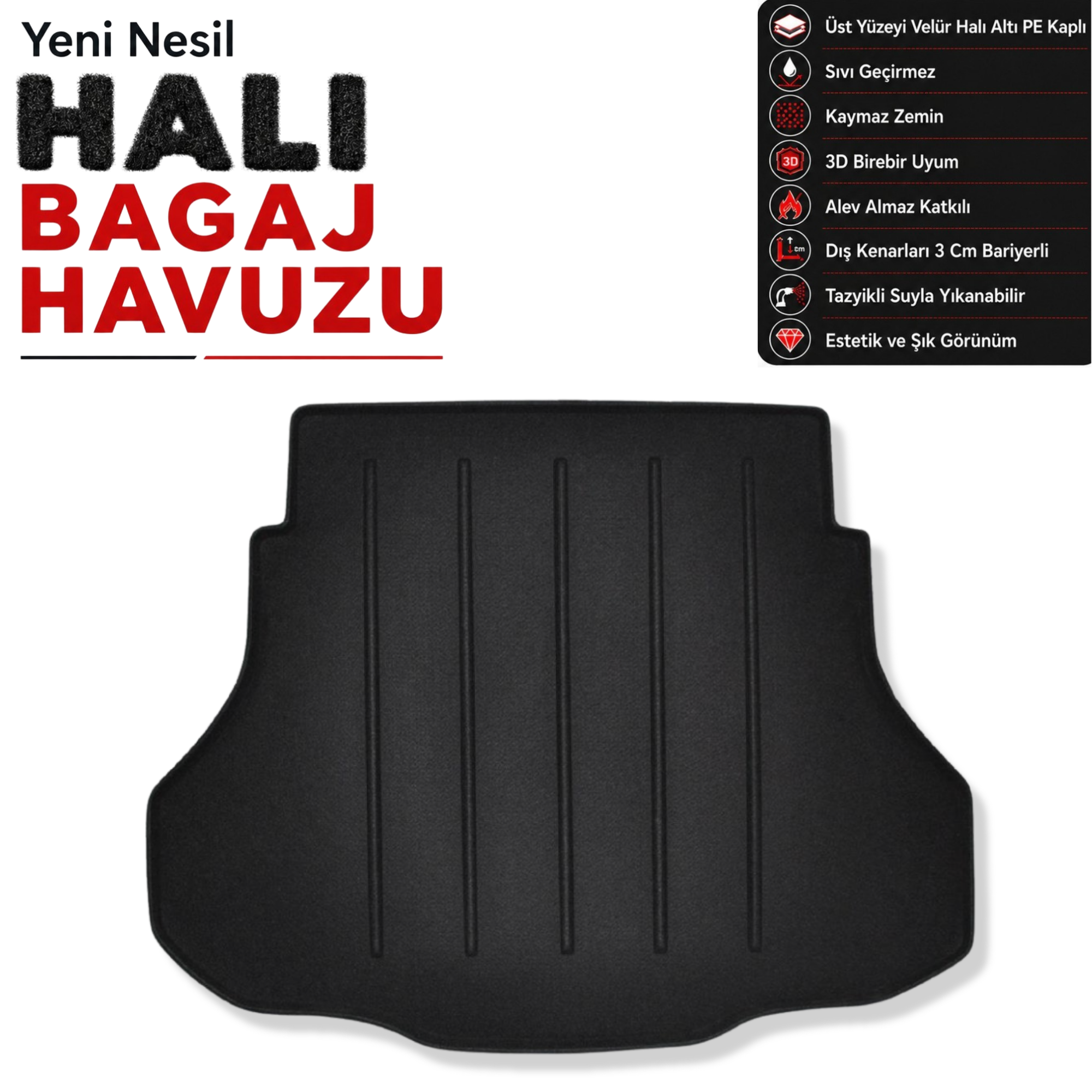 Hyundai Elantra Halı Bagaj Havuzu (2020 Sonrası)