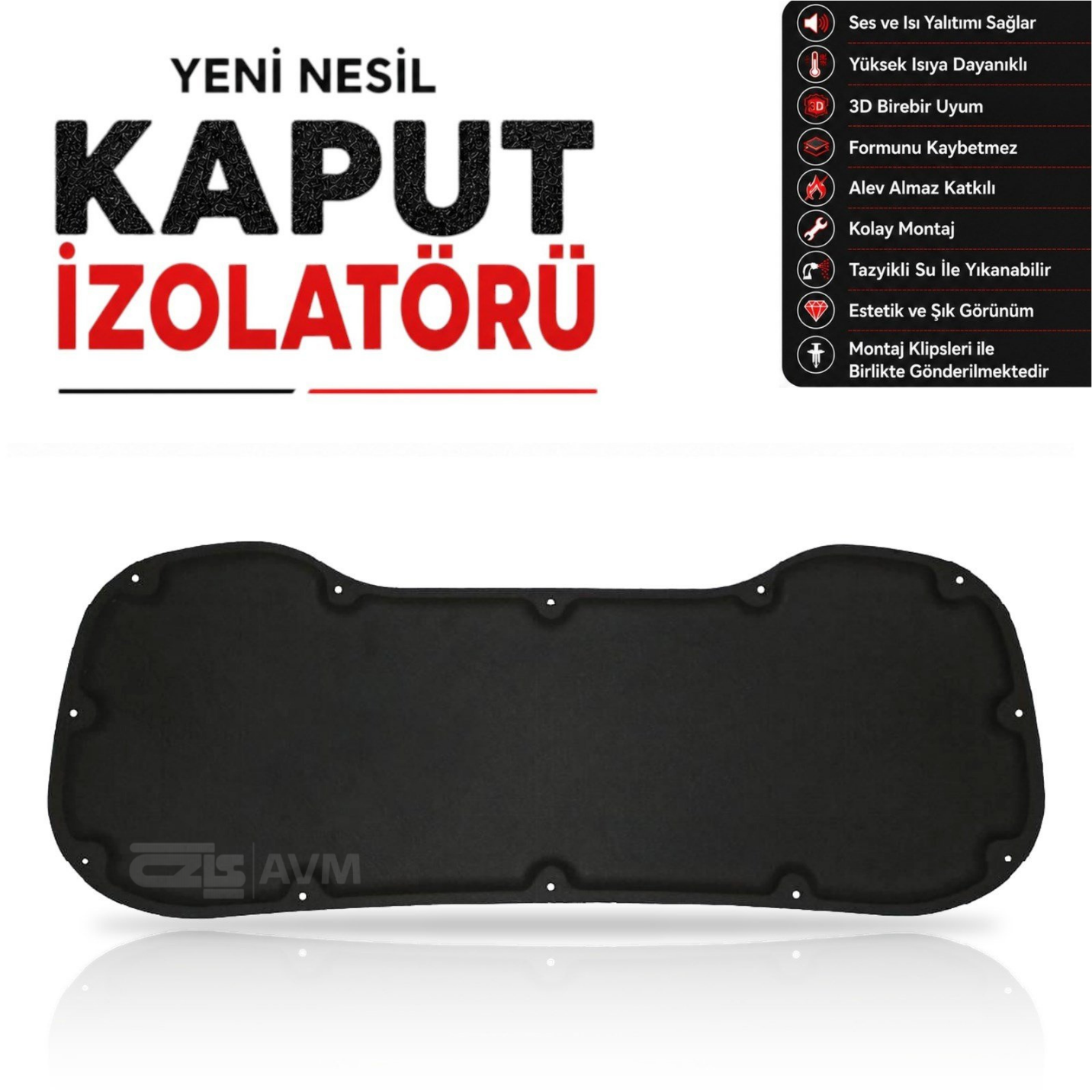 Hyundai i20 Kaput İzolatörü (2020 Sonrası)