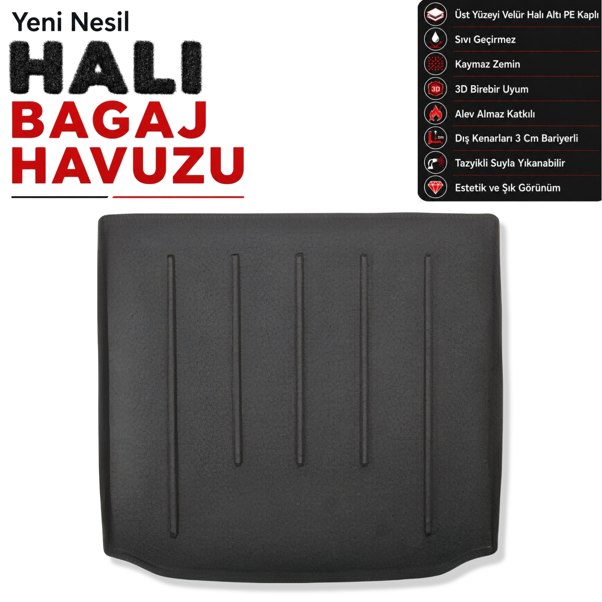 KAMPANYALI - BMW X3 G01 Halı Bagaj Havuzu (2017 - 2024 Arası)
