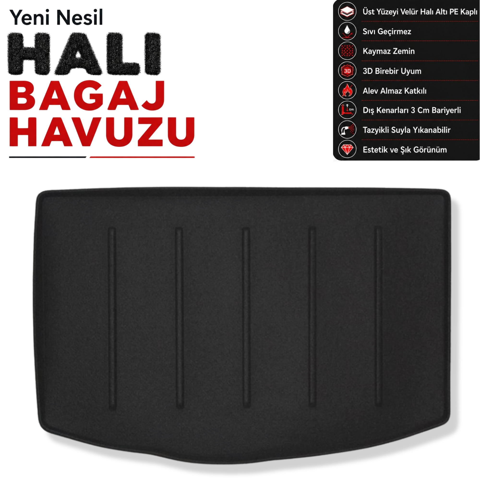 Kia Picanto Halı Bagaj Havuzu (2020 Sonrası)