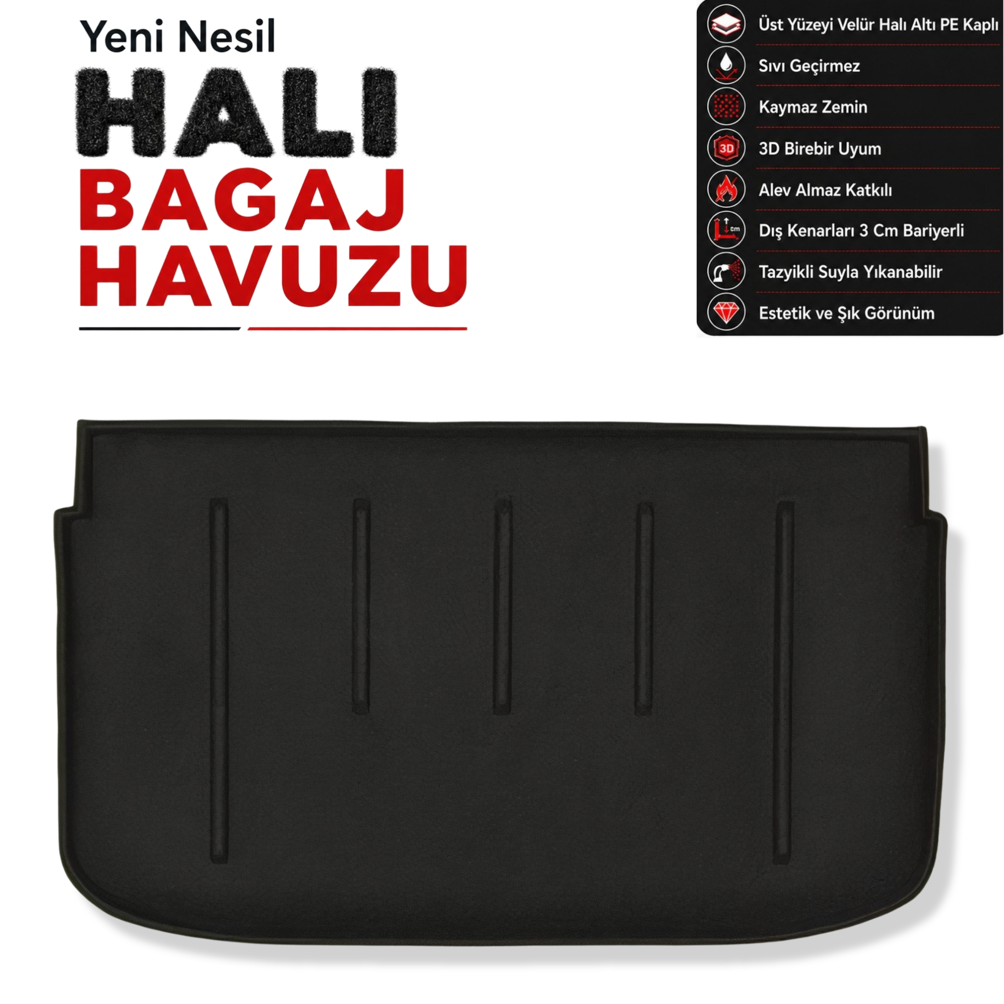 Nissan Micra K12 Halı Bagaj Havuzu (2003 - 2010 arası)