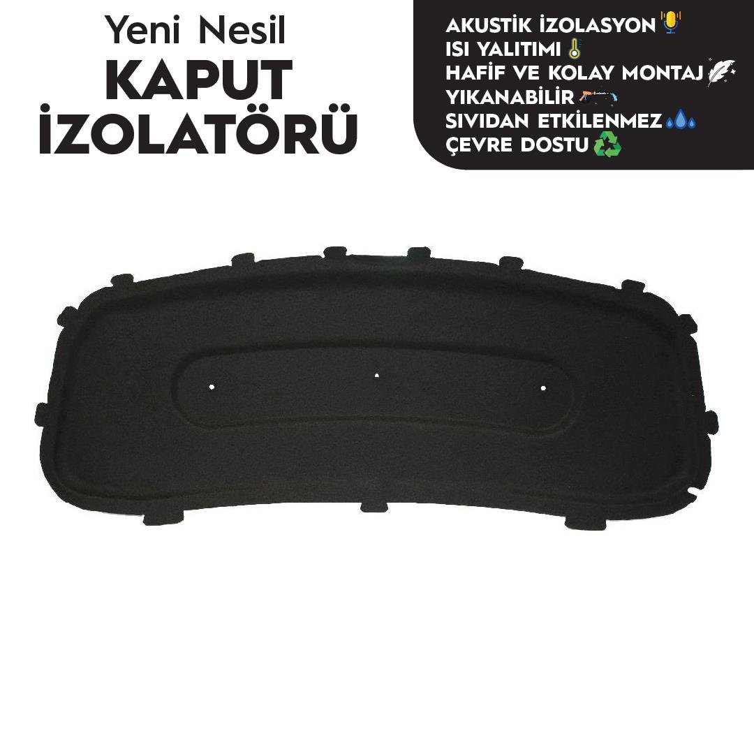 Opel Corsa E Motor Kaput Altı izolatörü (2015-2020 Arası)