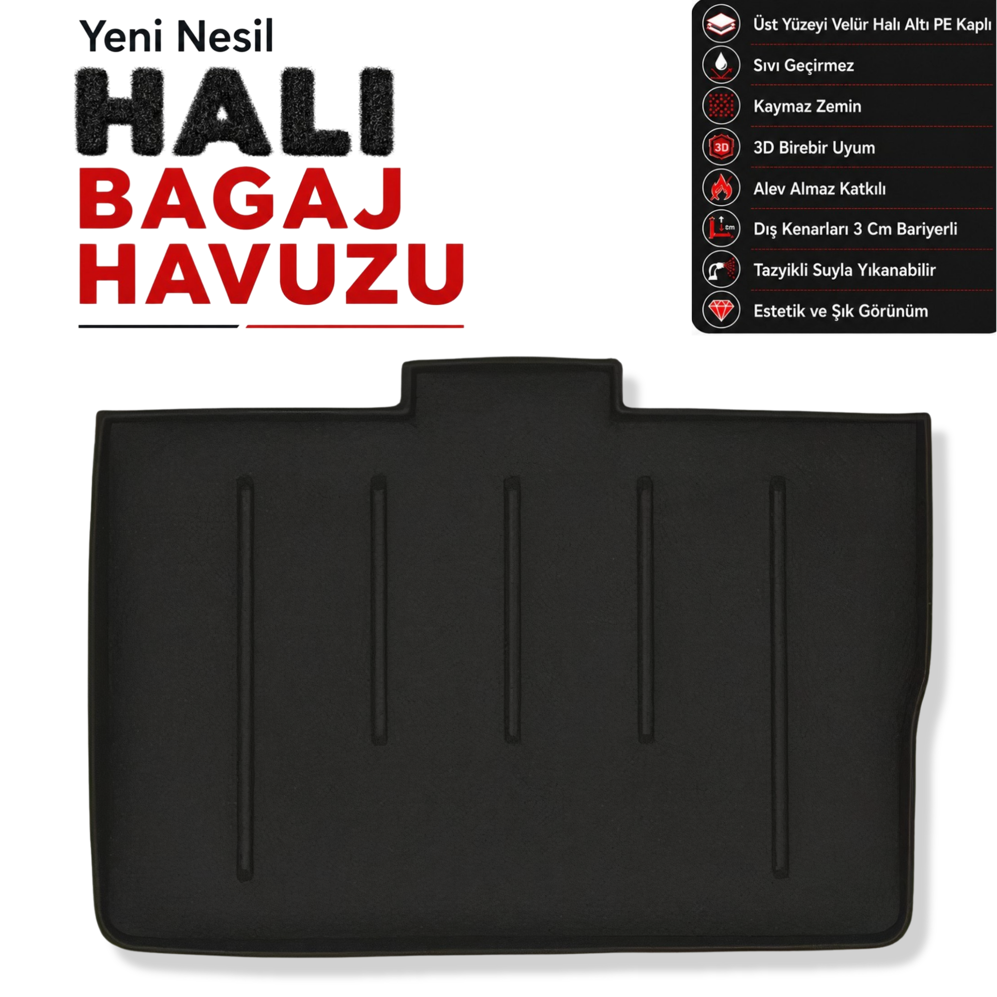 Opel Meriva Halı Bagaj Havuzu (2010 Sonrası)