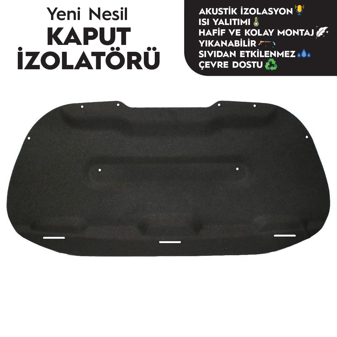 Peugeot 301 Kaput Altı İzolatörü (2017 Sonrası)