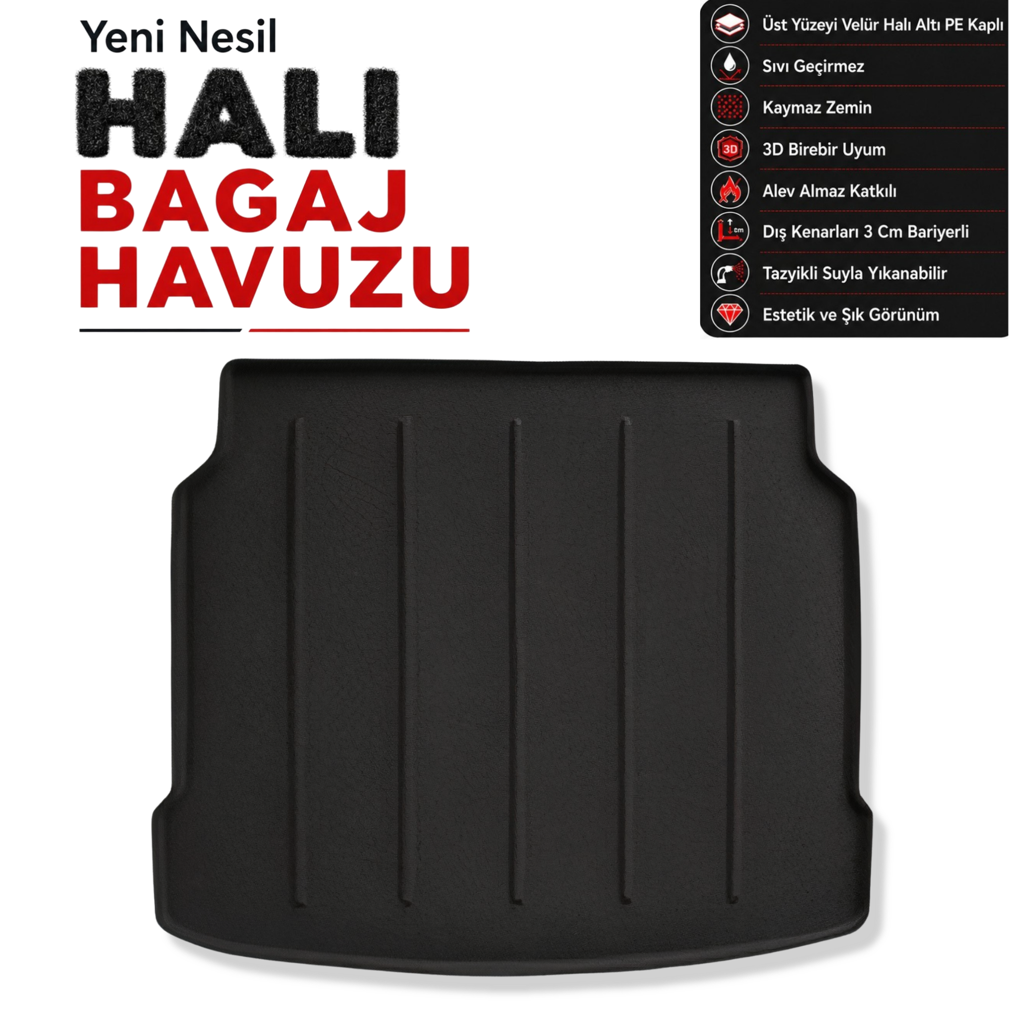 Peugeot 508 Halı Bagaj Havuzu (2019 Sonrasi)
