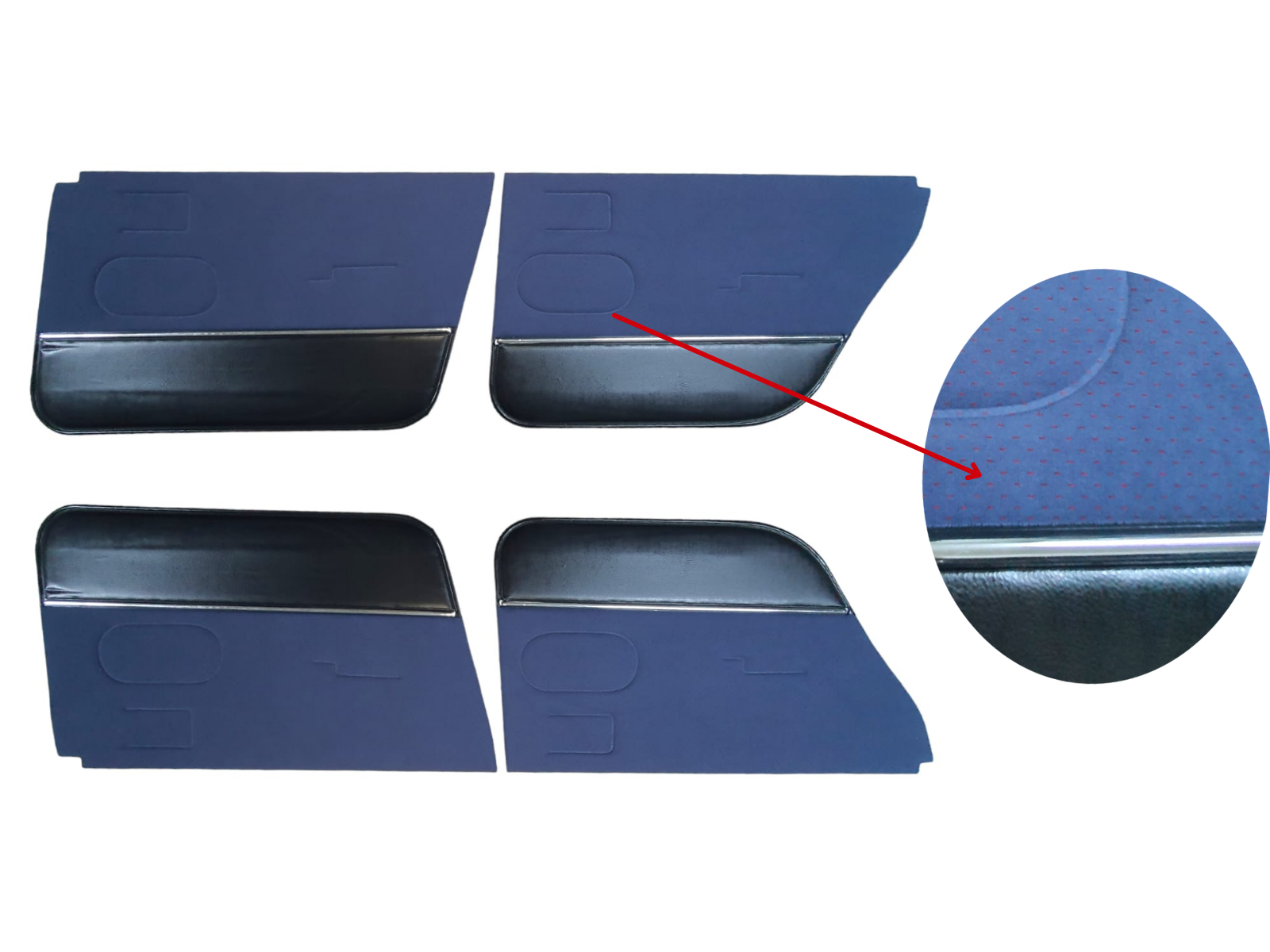 RENAULT 11 FLASH S  KAPI DÖŞEME KUMAŞ(KIRMIZI NOKTA)