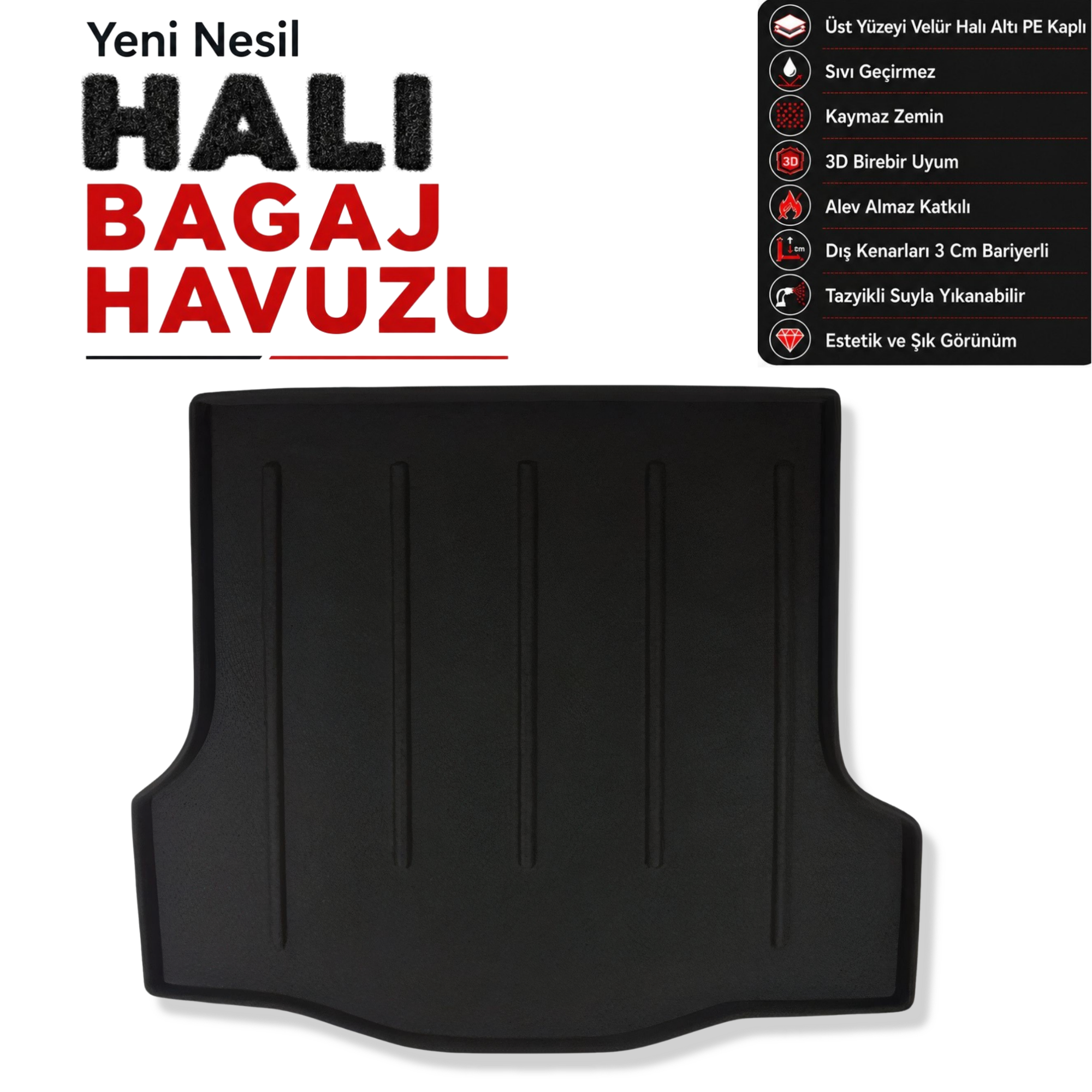 Renault Symbol Halı Bagaj Havuzu (2013 sonrası)