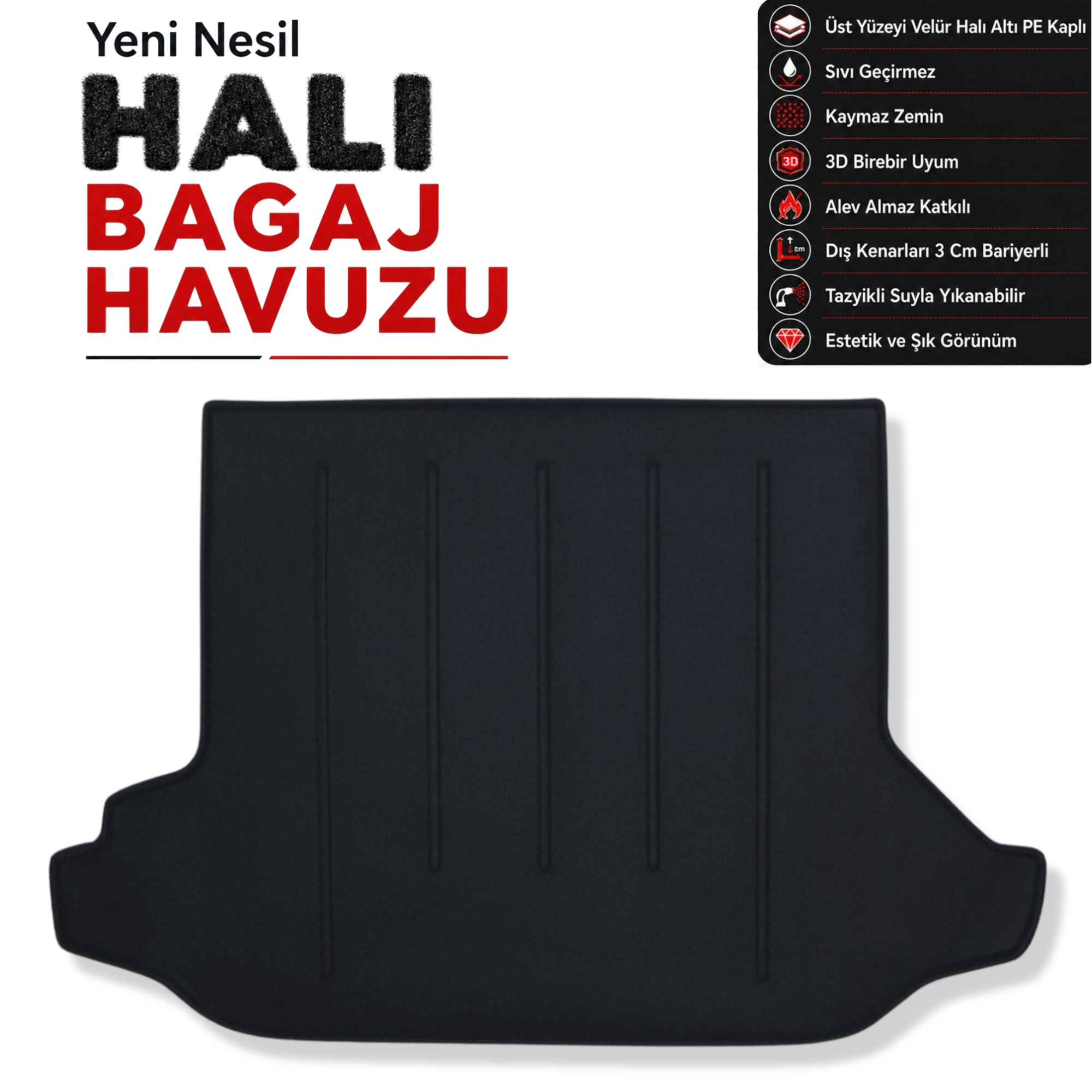 Subaru Outback Halı Bagaj Havuzu (2010 - 2014 Arası)