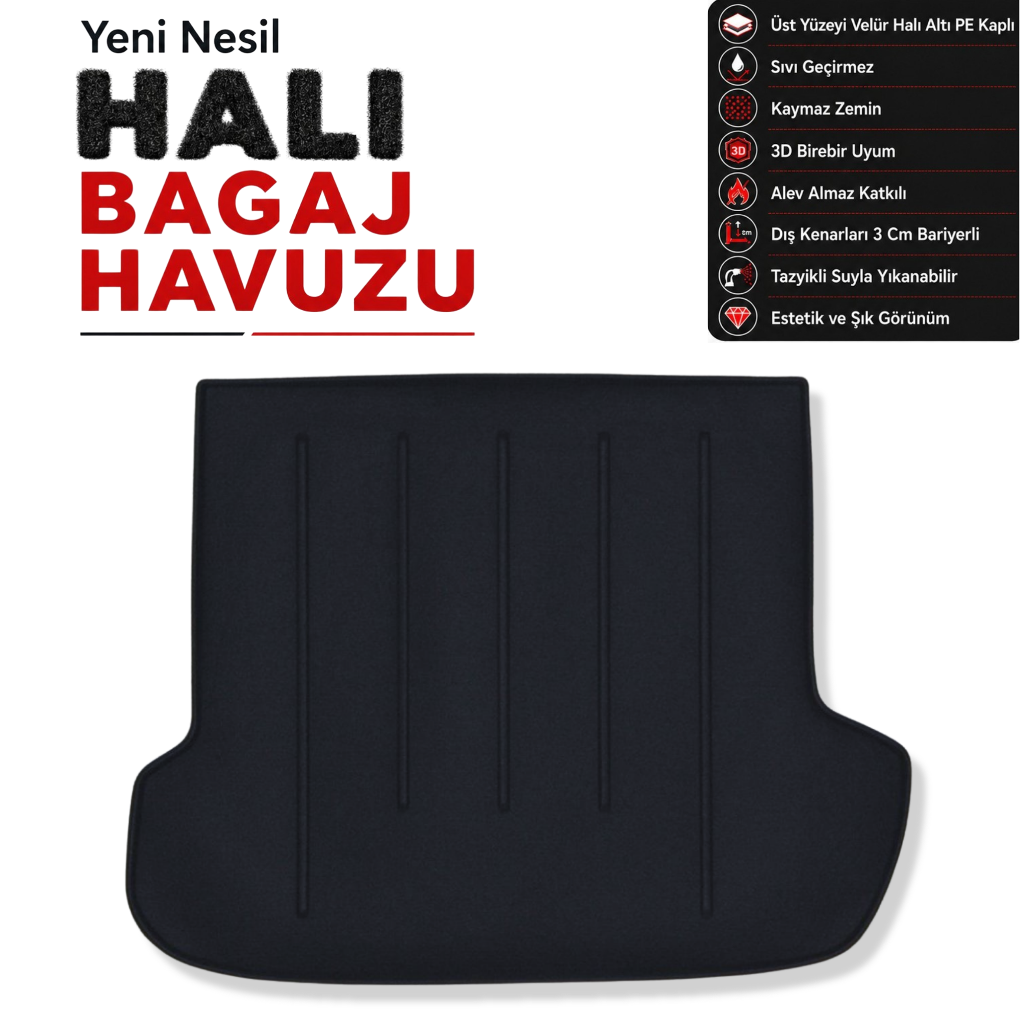 Subaru Outback Halı Bagaj Havuzu (2015 Sonrası)