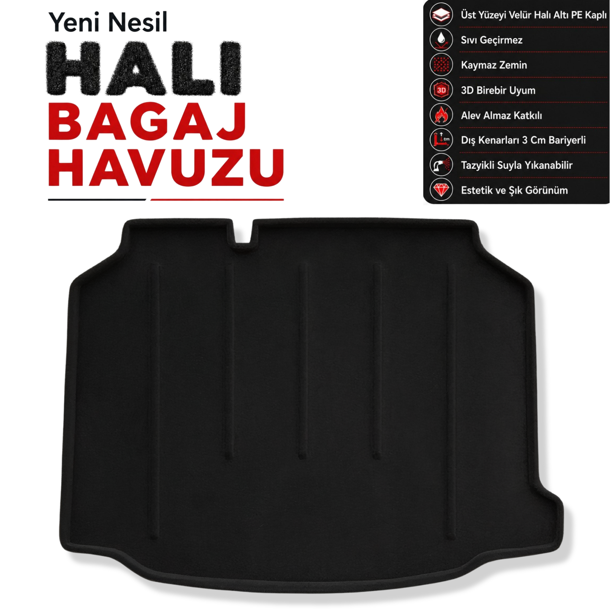Seat Leon Halı Bagaj Havuzu (2017 - 2021 Arası)