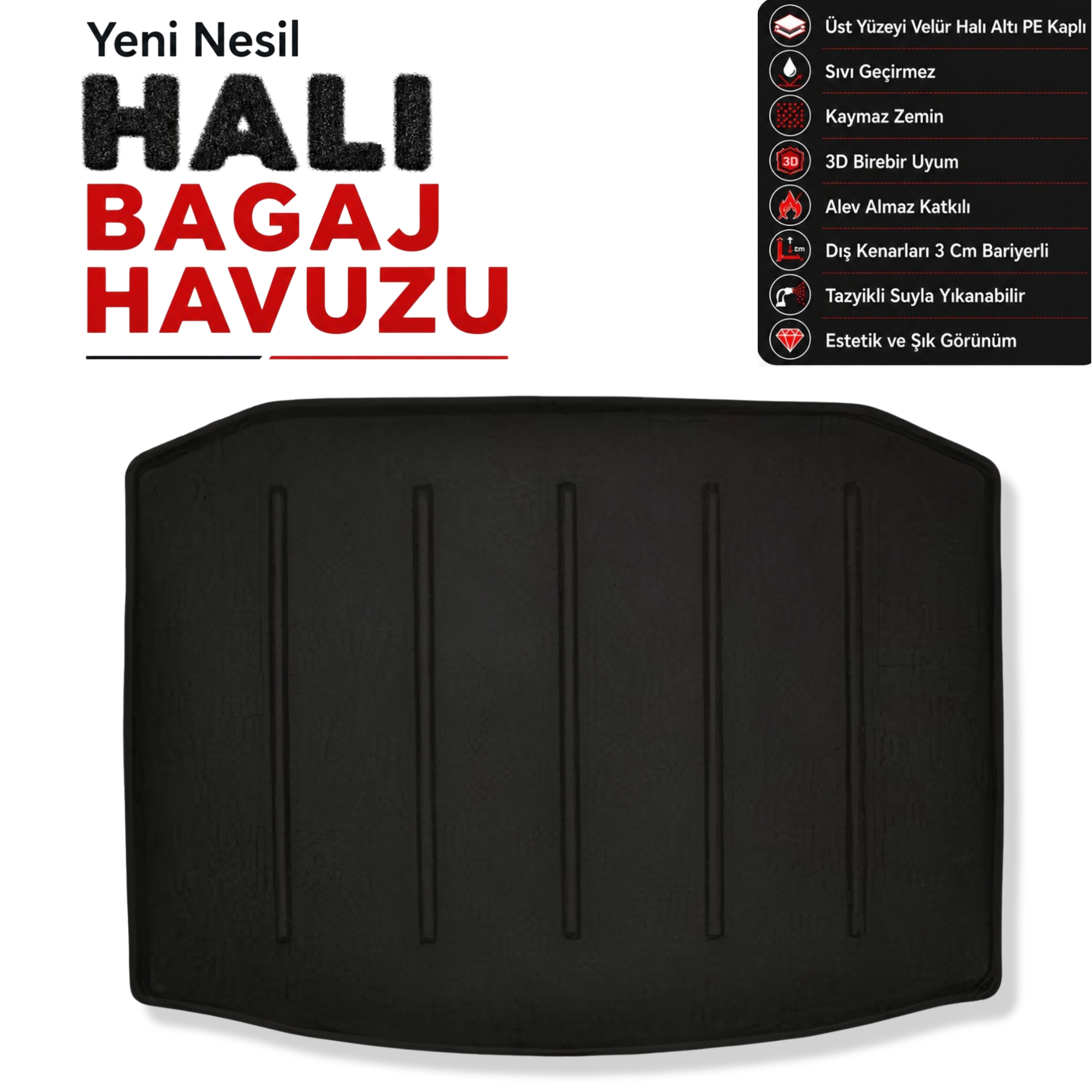 Seat Leon Halı Bagaj Havuzu (2021 - 2023 Arası)