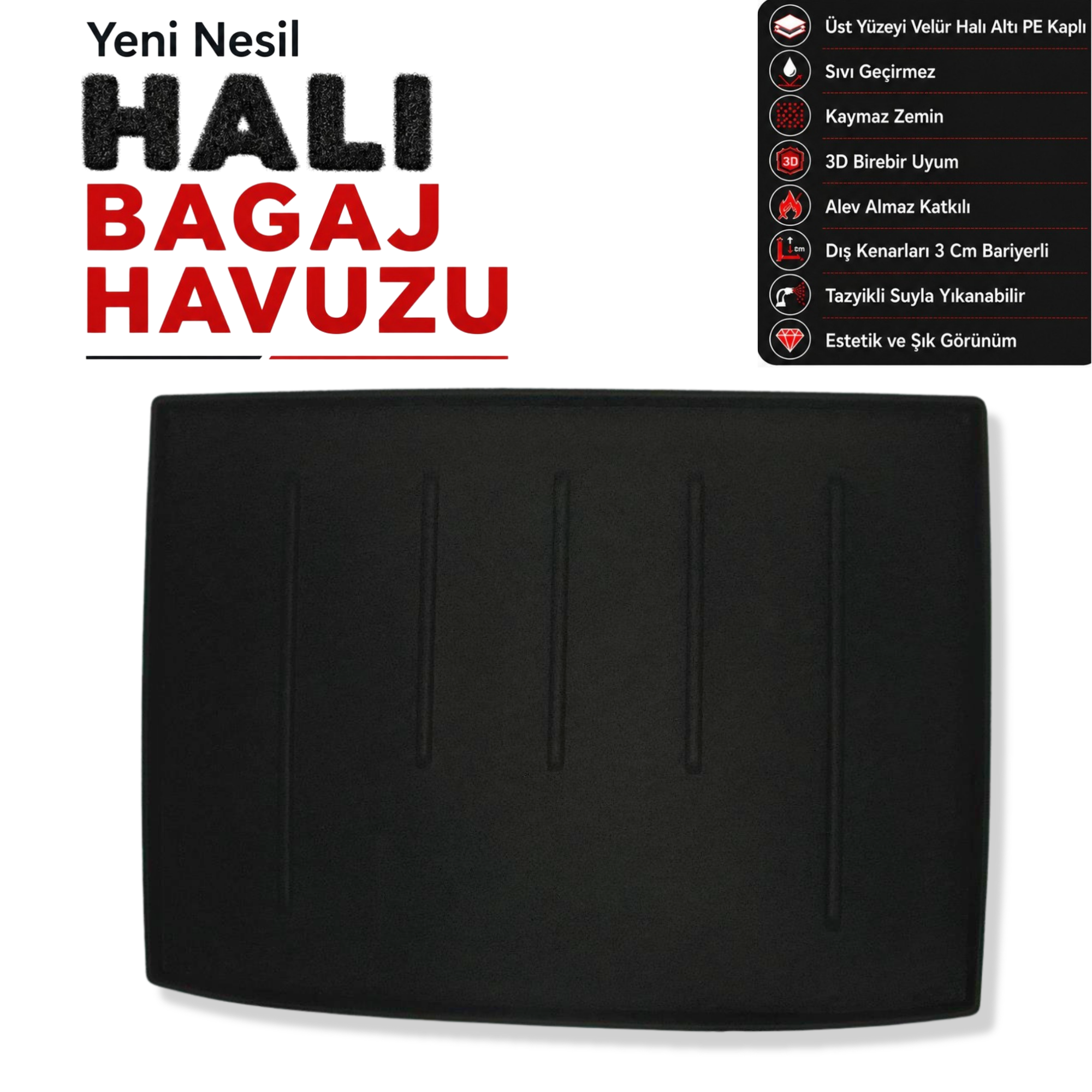 Skoda Yeti Halı Bagaj Havuzu (2009 - 2018)