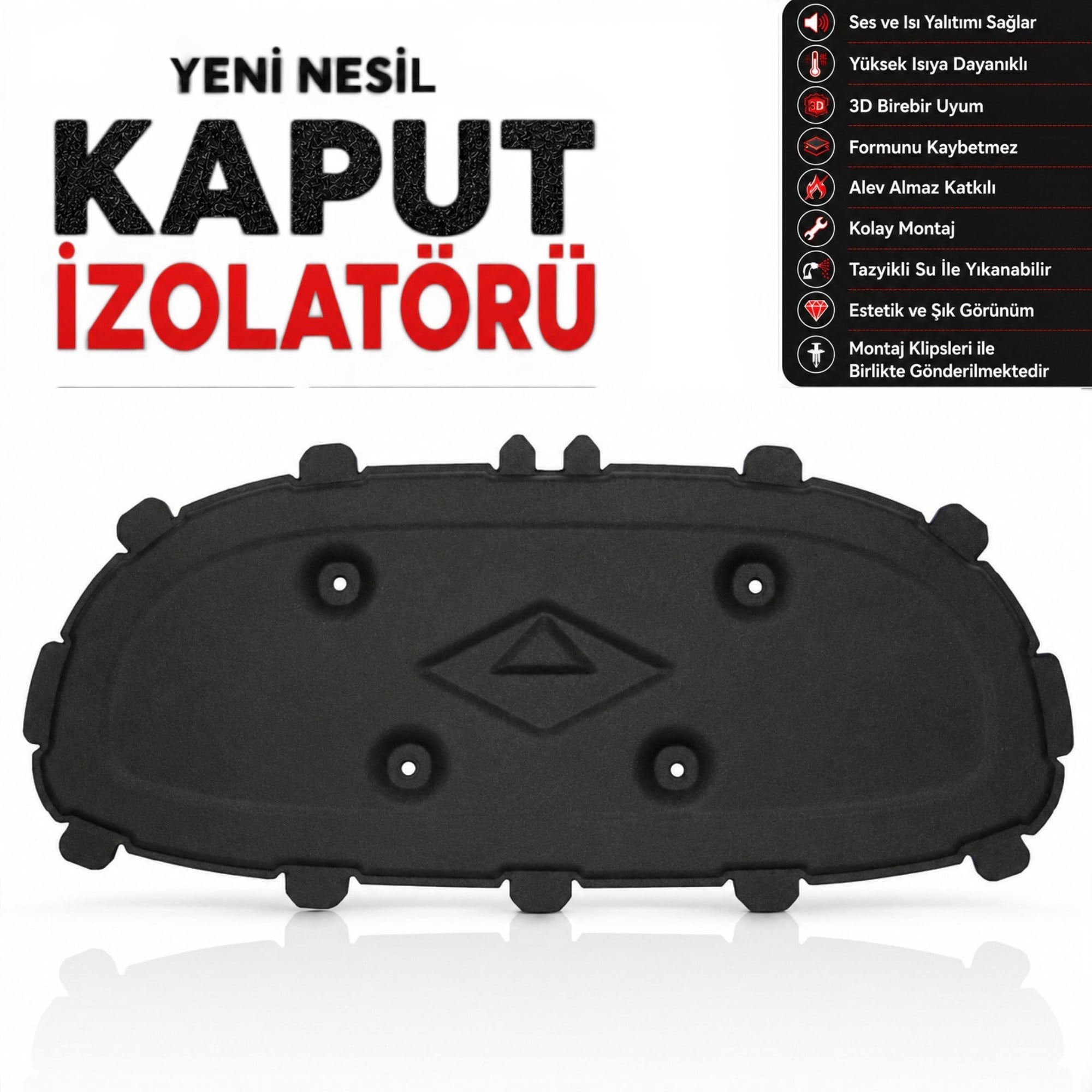 TOGG T10X Kaput İzolatörü 2023 ve Sonrası
