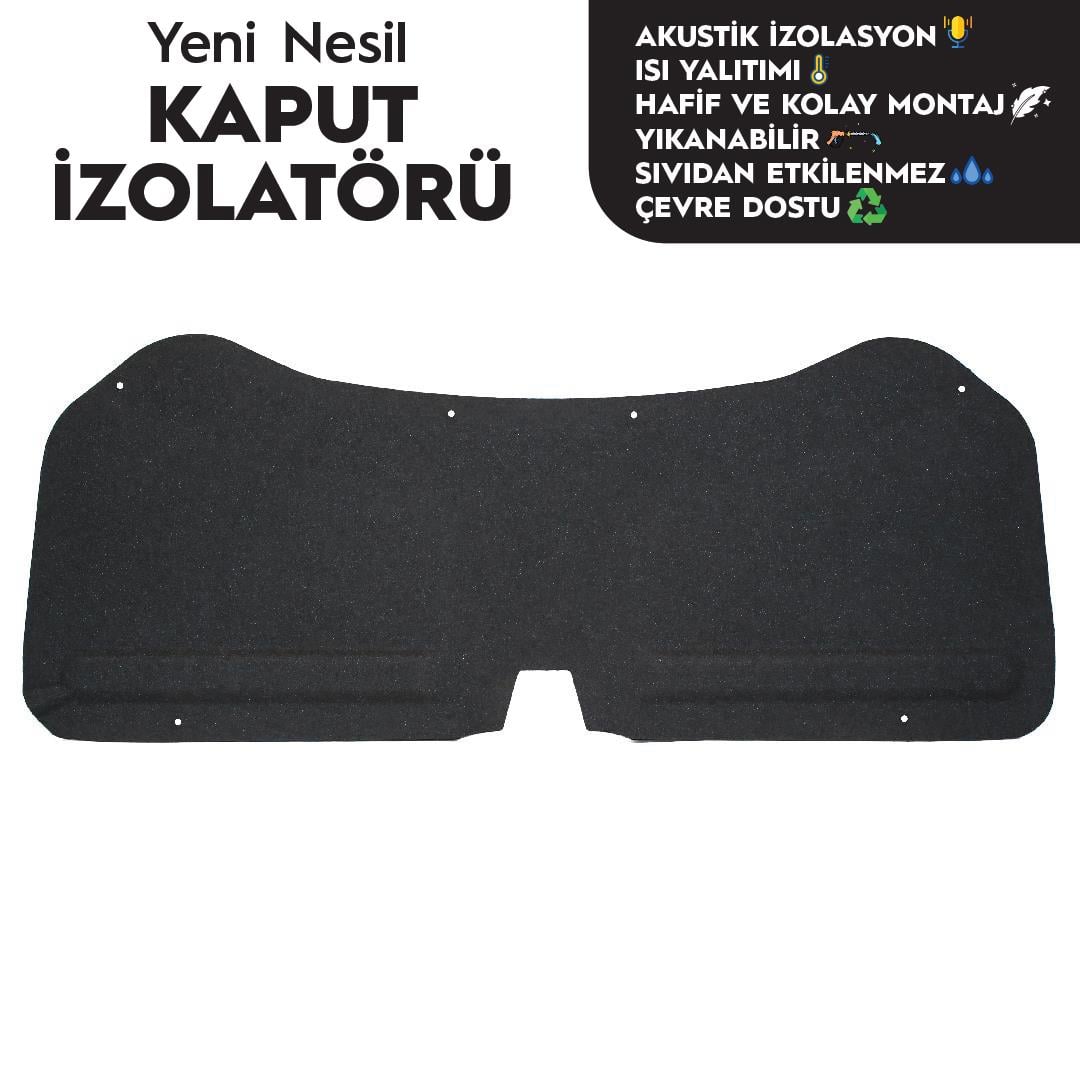 Toyota Auris Kaput İzolatörü (2013 - 2018 Arası)