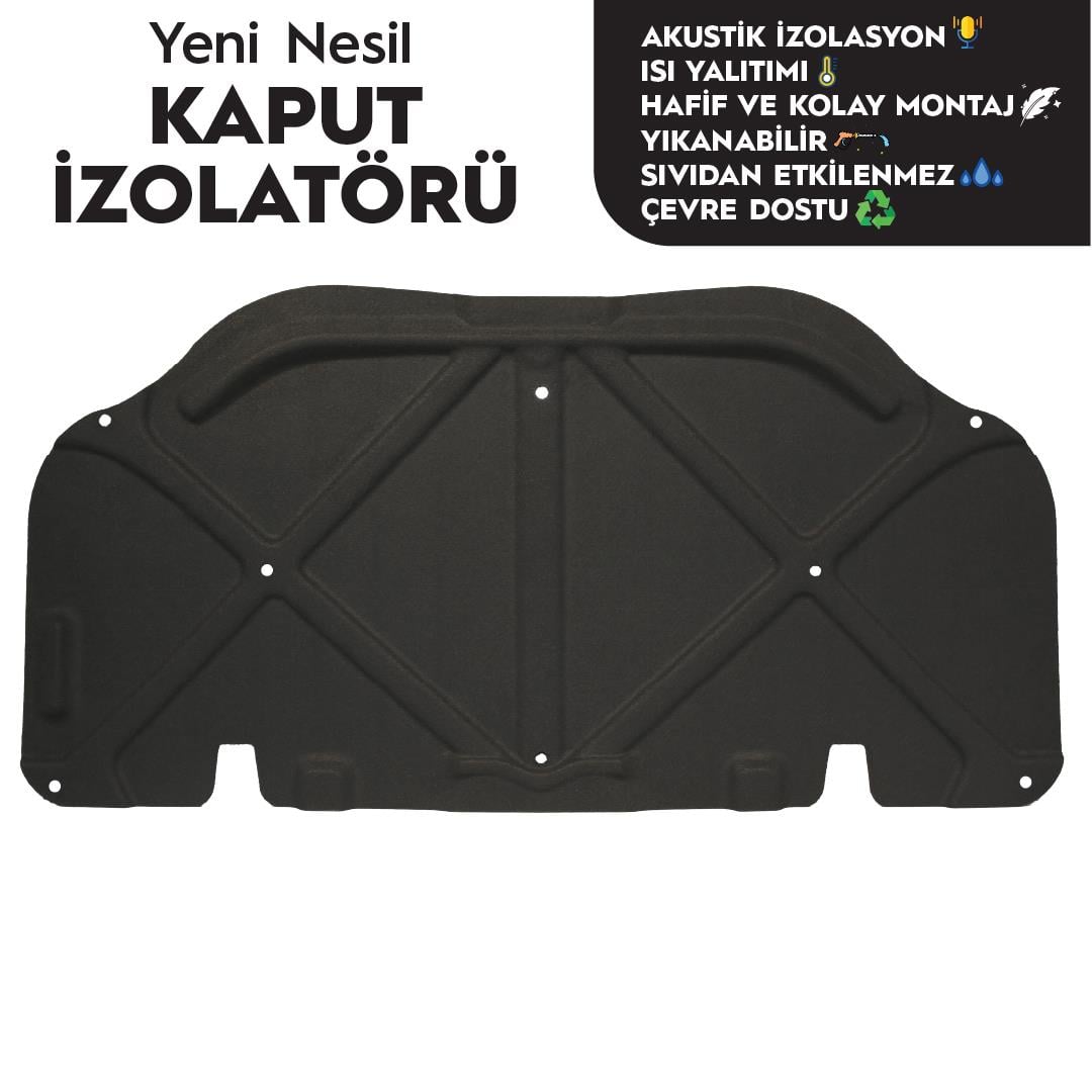 Toyota Corolla E120 ve E130 Kaput Altı İzolatörü (2002 - 2006 Arası)